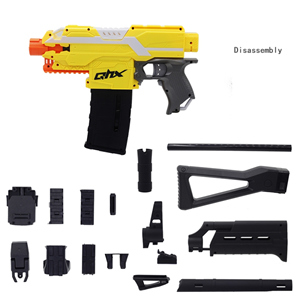 تفنگ اسباب بازی شارژی تیر فومی Lancher مدل AK47 -اسباب بازی